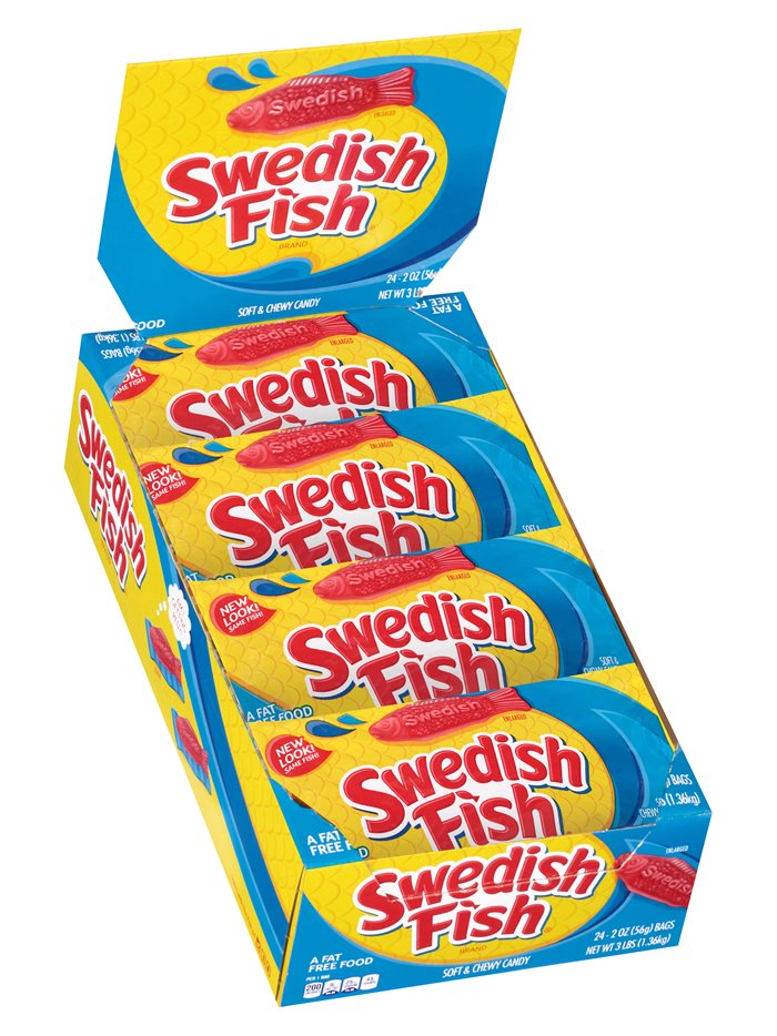 938 - Swedish Fish - 24ct - Box:  - Loc: L11