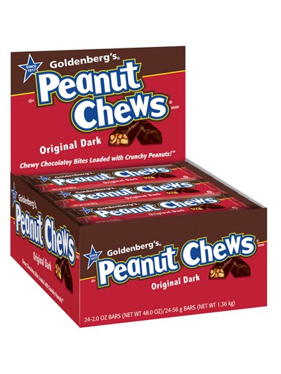 941 - Peanut Chews Original Dark - 24ct - Box:  - Loc: M7