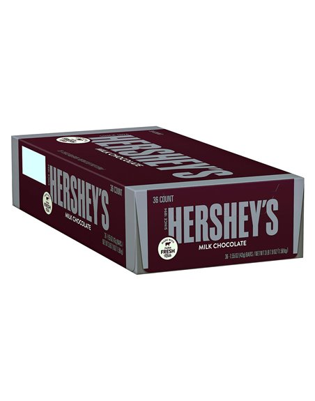 975 - Hershey's Milk Chocolate - 36ct - Box:  - Loc: M6