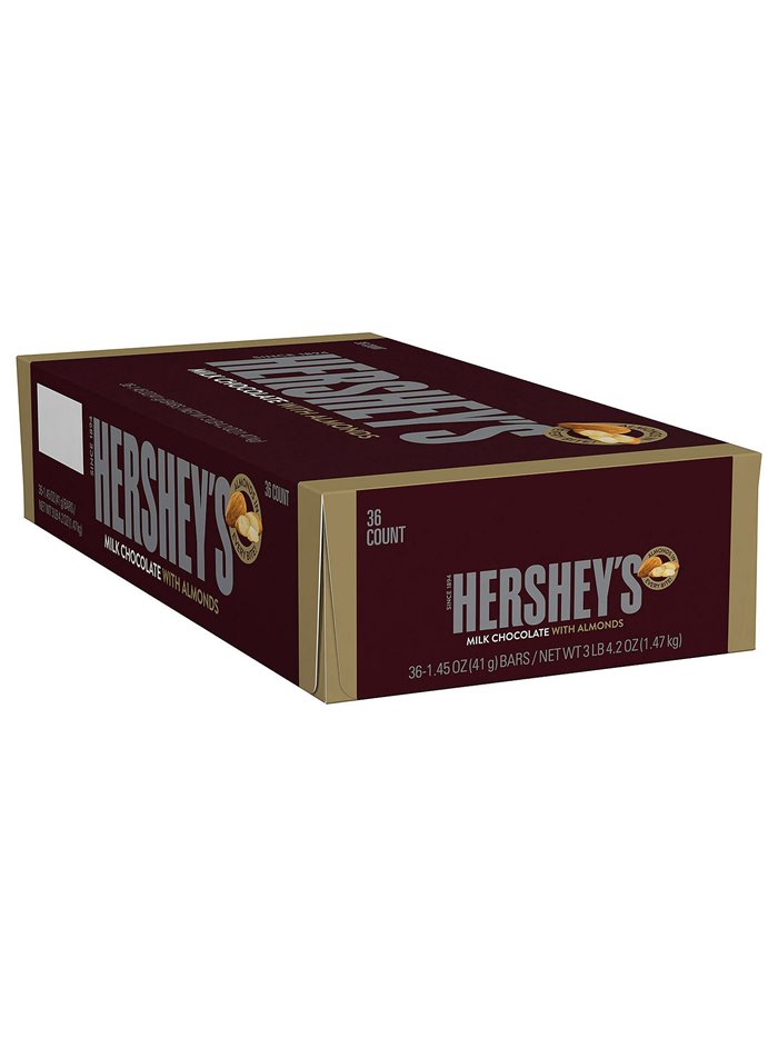 977 - Hershey's Chocolate With Almond - 36ct - Box:  - Loc: M7