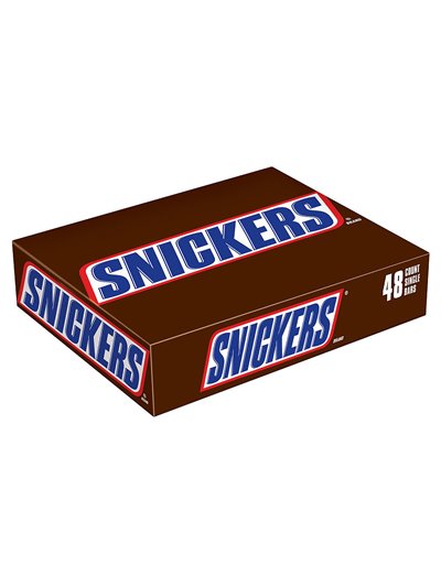 1053 - Snickers Chocolate Bar - 48ct. (Case of 8) - Box:  - Loc: M5