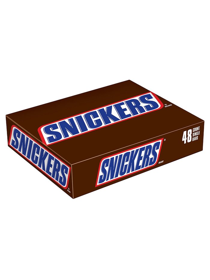 1053 - Snickers Chocolate Bar - 48ct. (Case of 8) - Box:  - Loc: M5