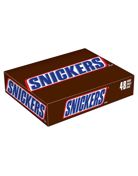 1053 - Snickers Chocolate Bar - 48ct. (Case of 8) - Box:  - Loc: M5