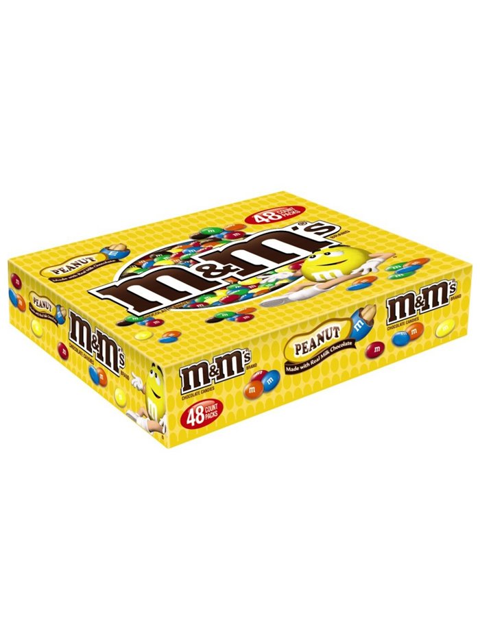 1055 - M&M's Peanut - 48ct.(Case of 8) - Box:  - Loc: M5
