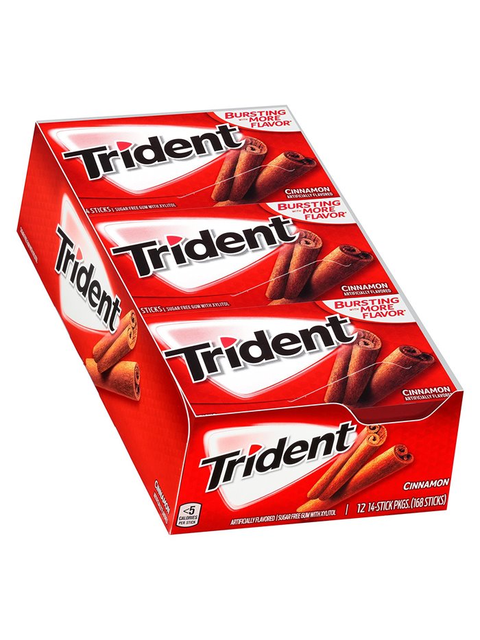 1244 - Trident Cinnamon - 12/14ct - Box:  - Loc: N3
