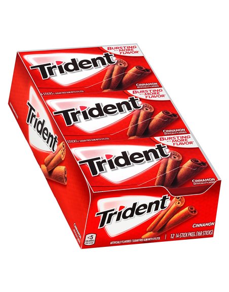 1244 - Trident Cinnamon - 12/14ct - Box:  - Loc: N3