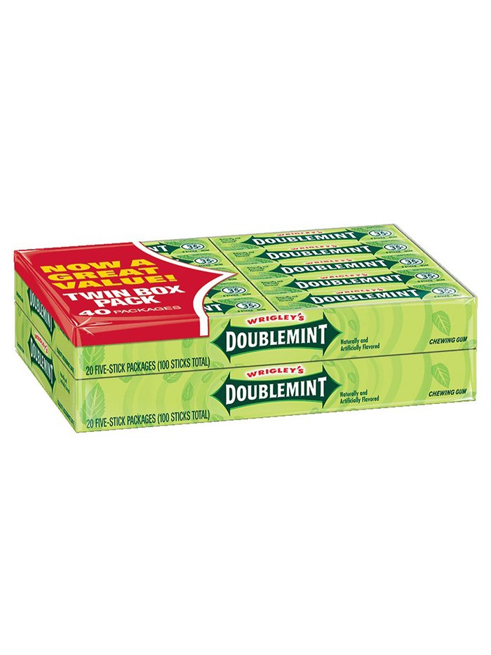 1355 - Wrigley's Juicy Fruit Gum - 40 Pack - Box:  - Loc: N3
