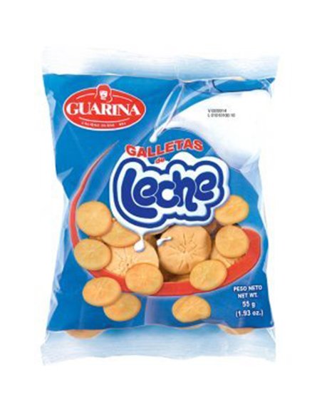 1730 - Guarina Galletas de Leche - 1.3 oz. ( Case of 48 ) - Box:  - Loc: N9