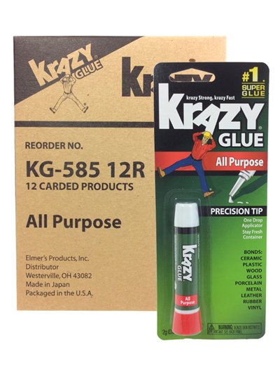 2348 - Krazy Glue All Purpose - 12ct - Box:  - Loc: J6