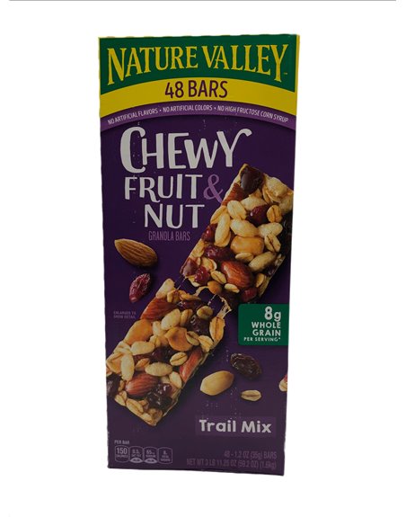 28679 - Nature Valley Chewy Fruit & Nut 48ct - Box:  - Loc: M2