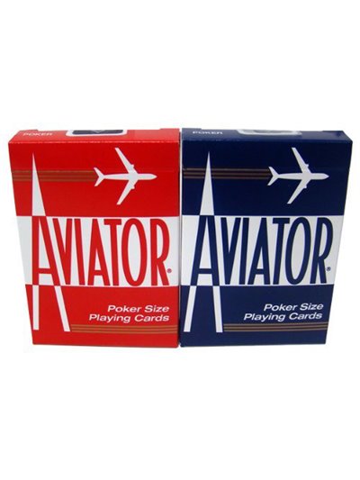 2399 - Aviator Pocker Cards Pack - (Case of 12) - Box:  - Loc: J6
