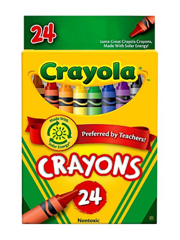2760 - Crayola Crayons - 24ct - Box:  - Loc: J6