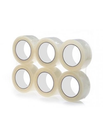 2930 - Packing Tape Clear 2" x 110 Yards - 6 Pack - Box:  - Loc: I11
