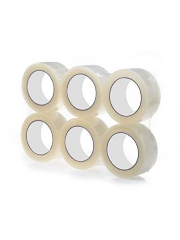 2930 - Packing Tape Clear 2" x 110 Yards - 6 Pack - Box:  - Loc: I11