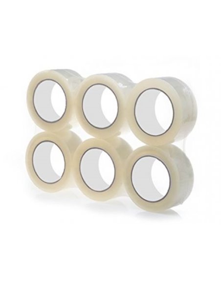 2930 - Packing Tape Clear 2" x 110 Yards - 6 Pack - Box:  - Loc: I11
