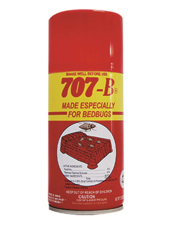 8256 - 707-B For Bedbugs Spray - 7.5 oz. - Box:  - Loc: I12