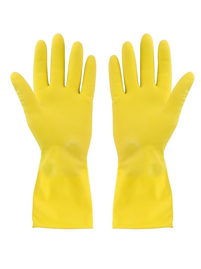 3039 - Dishwashing Latex Gloves Large - 12 Pack - Box:  - Loc: I8