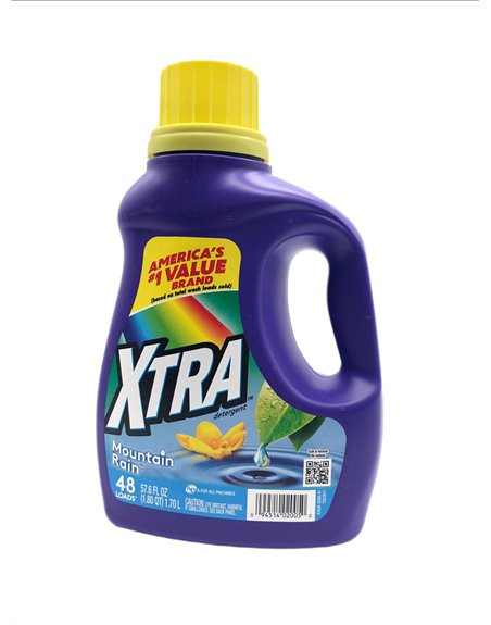 28756 - Xtra Laundry Detergent, Mountain Rain  - 57.6 fl. oz. (Case of 6). 20508783 - Box:  - Loc: C11