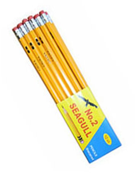 3142 - Pencil Seagull 2 Sharpened - 144ct - Box:  - Loc: J6