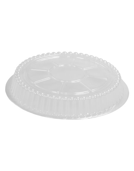3342 - Round Plastic Dome Lids 8" - 500 Pcs - Box:  - Loc: N10