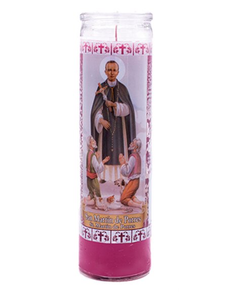 12217 - Candle St. Martin de Porres - (Case of 12) - Box:  - Loc: A10