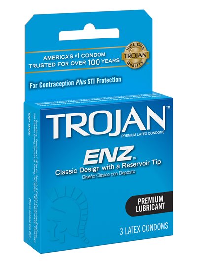 3607 - Trojan ENZ Premium Lubricant ( Blue ) - 6 Pack/3ct - Box:  - Loc: K11