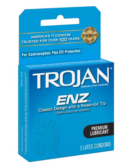 3607 - Trojan ENZ Premium Lubricant ( Blue ) - 6 Pack/3ct - Box:  - Loc: K11