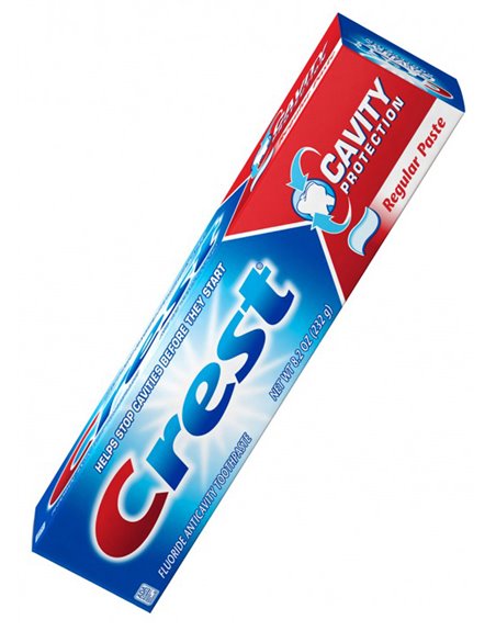 3680 - Crest Toothpaste Cavity Protection, 8.2 oz. - Box:  - Loc: H0