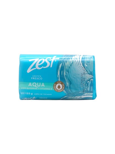 28860 - Zest Soap Bar, Aqua Con Glicerina Y Vitamina E - 135g - Box:  - Loc: K8