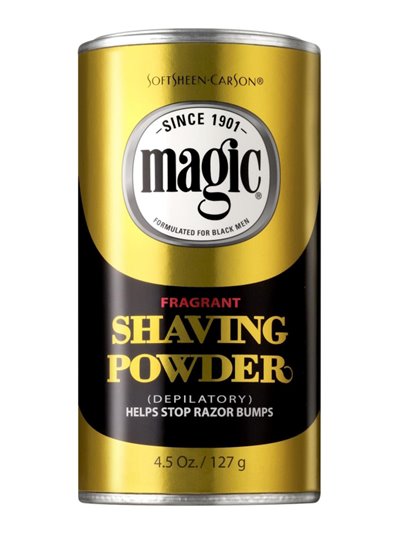 3951 - Magic Shaving Powder, Gold - 5 oz. - Box:  - Loc: K12
