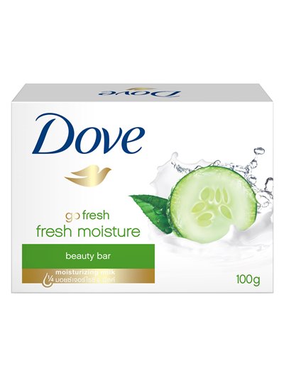 4318 - Dove Soap Bar, Fresh Touch - 90g - Box:  - Loc: K6