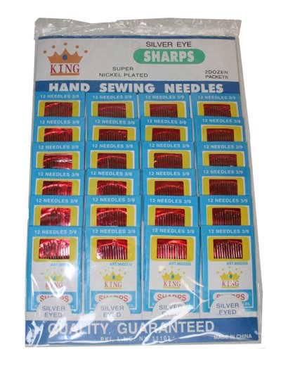 4606 - Hand Sewing Needle (Agujas) - 24 Pack/12ct - Box:  - Loc: J3