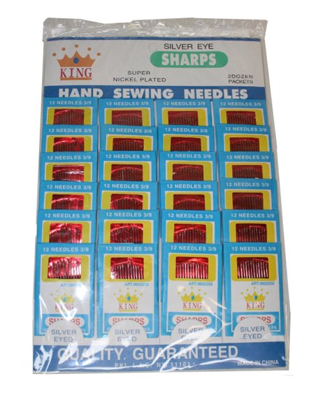 4606 - Hand Sewing Needle (Agujas) - 24 Pack/12ct - Box:  - Loc: J3
