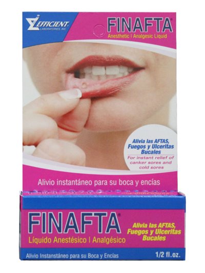 4640 - Finafta Analgesic Liquid - 0.5 fl. oz. - Box:  - Loc: K1