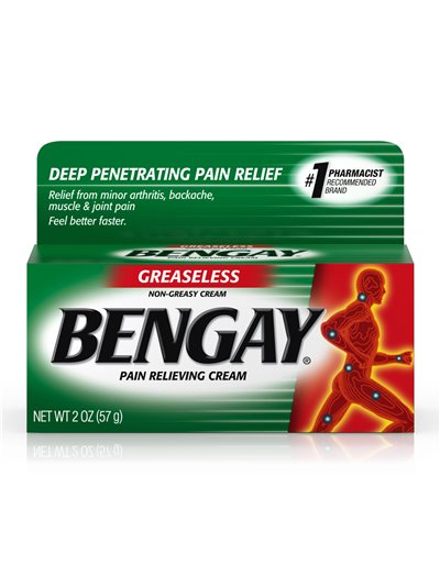 4729 - Bengay Greaseless (Green) - 2 oz. - Box:  - Loc: N0
