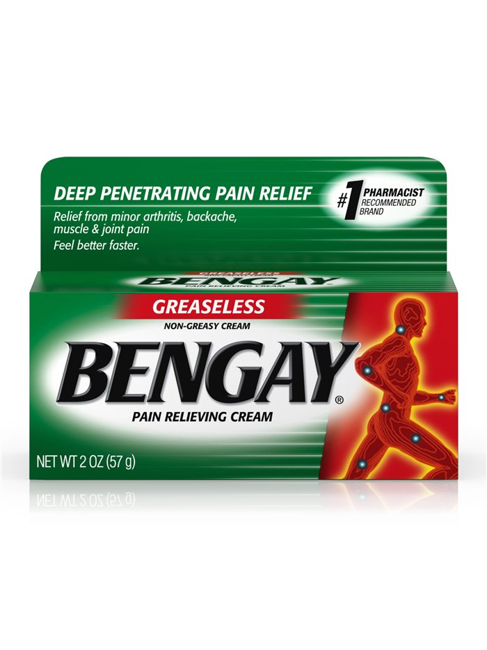 4729 - Bengay Greaseless (Green) - 2 oz. - Box:  - Loc: N0