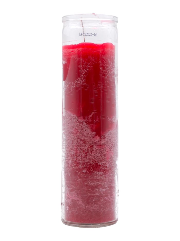 29048 - Ilumex Candle 7 Days Red- (Case of 12) - Box:  - Loc: A9