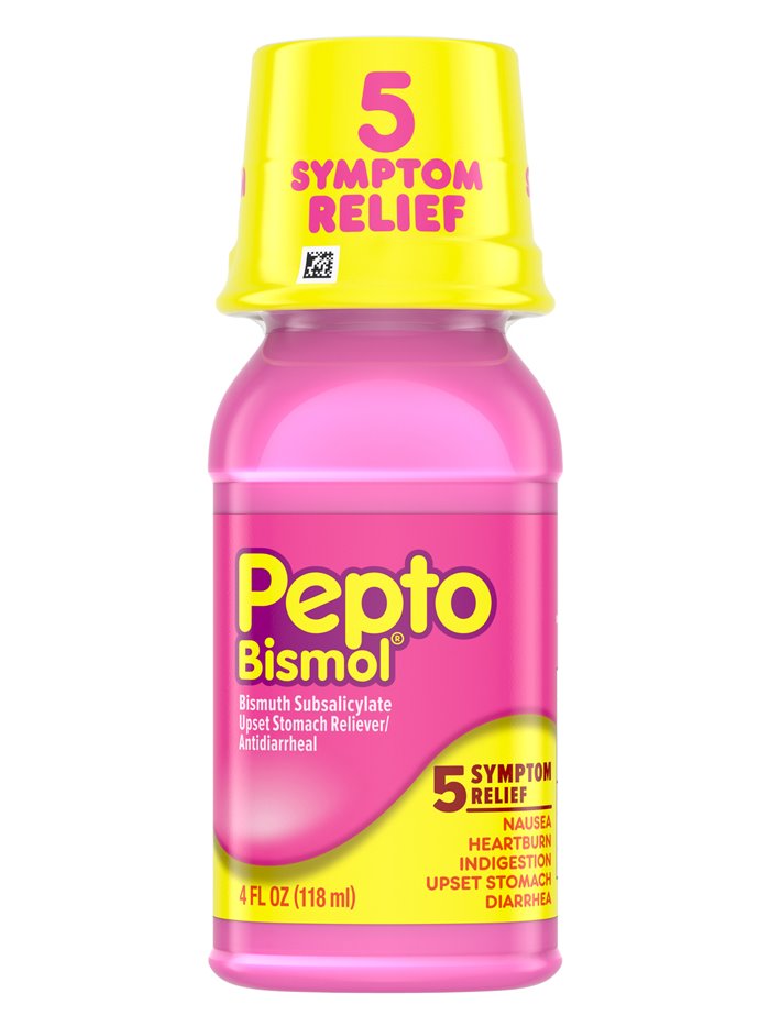 4915 - Pepto Bismol - 4 Fl. Oz (Case of 12) - Box:  - Loc: K5