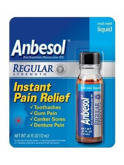 4944 - Anbesol Regular Liquid - 0.41 fl. oz. - Box:  - Loc: N0