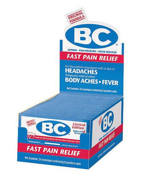4970 - BC Fast Pain Relief - 24ct - Box:  - Loc: K-1