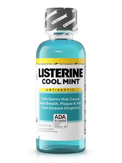 4989 - Listerine Cool Mint -3.2 oz. (Case of 24) - Box:  - Loc: K5