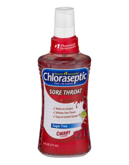 5072 - Chloraseptic Spray, Cherry ( Red ) - 6 fl. oz. - Box:  - Loc: K4