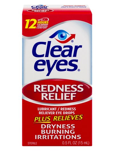 5126 - Clear Eyes Redness Relief - 0.5 fl. oz. - Box:  - Loc: K1