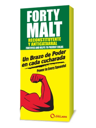 5192 - Forty Malt Supplement - 8 fl. oz. (Case of 24) - Box:  - Loc: L2