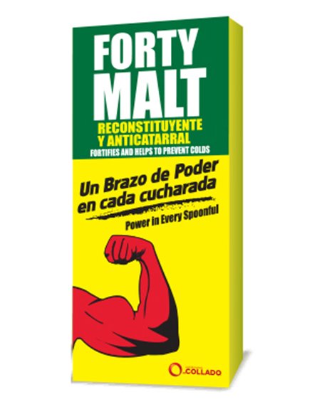 5192 - Forty Malt Supplement - 8 fl. oz. (Case of 24) - Box:  - Loc: L2