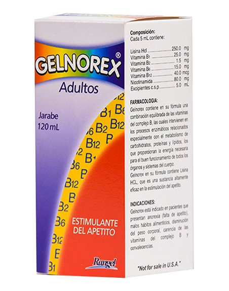 5200 - Rangel Gelnorex Adult - 120ml - Box:  - Loc: K2