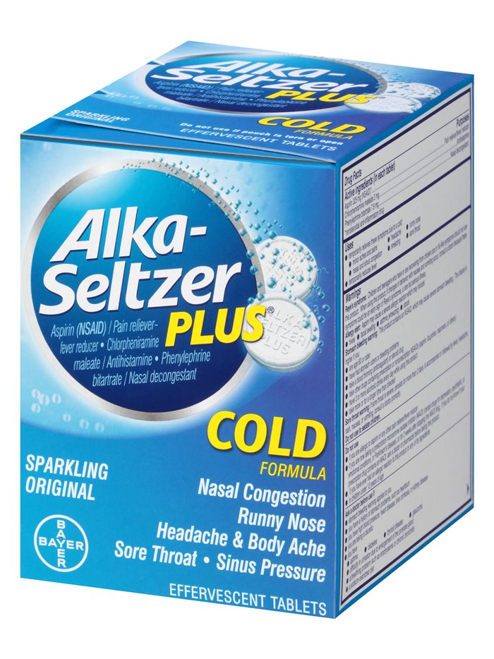 5251 - Alka - Seltzer Plus Cold - 20ct - Box:  - Loc: K1