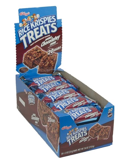 5476 - Rice Krispies Treats, Double Chocolatey Chunk - 20 Bars - Box:  - Loc: L2
