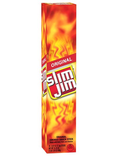 6165 - Slim Jim Original Giant, 0.97 oz. - 24 Sticks - Box:  - Loc: M4