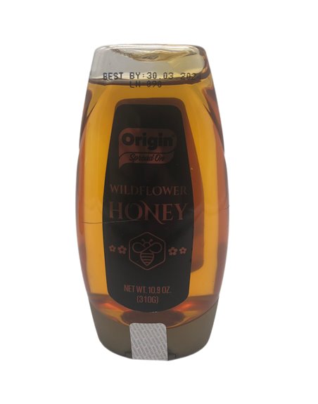 27477 - Origin Wildflower Honey 10.9 oz - Box:  - Loc: 